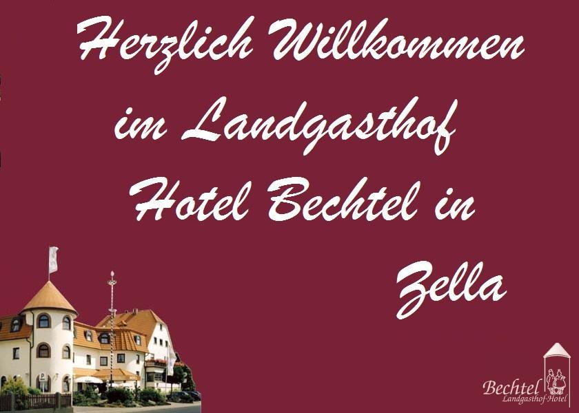 Landgasthof Hotel Bechtel Zella Kültér fotó